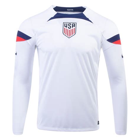 nike usmnt '22 away replica long sleeve jersey|USMNT Nike 2022/23 Away Breathe Stadium Replica Blank Long Sleeve .